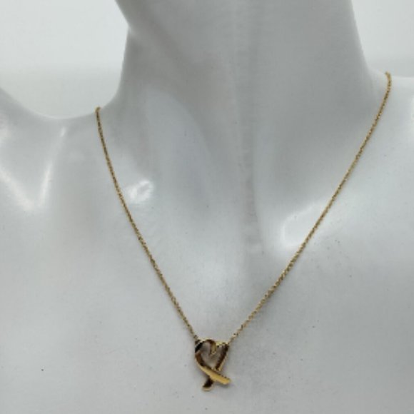 Tiffany & Co. Jewelry - Tiffany & Co. Necklace 18K Gold Loving Heart Picasso